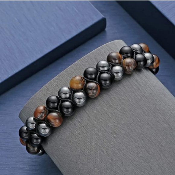 Eye-catching Lava Rock Bracelet - Picture 5 of 6